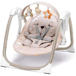 Шезлонг-люлька (качели) CAM MIDI (0-9кг), лунный медведь S352/260