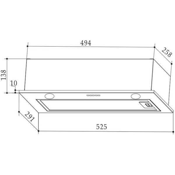 Вытяжка WEISSGAUFF FIONA60X