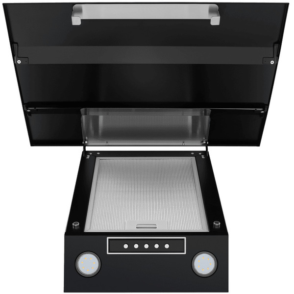 Кухонная вытяжка MAUNFELD Bridge 50 (черный/черное стекло)