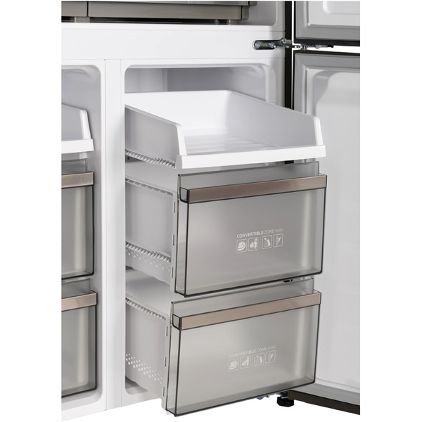 Холодильник TECHNO FF4-65 (белое стекло)