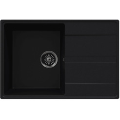 Мойка кухонная Maunfeld Lacrima 750 MFQS-750B (черный)