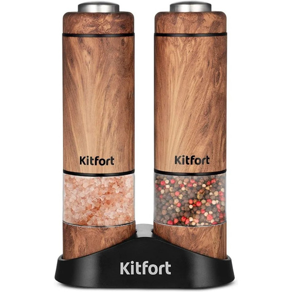 Набор автоматических мельниц для соли и перца Kitfort КТ-6384