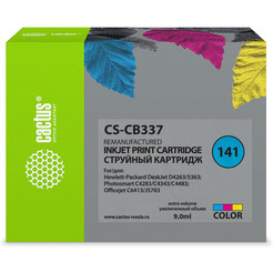 Картридж струйный Cactus CS-CB337 №141 (многоцветный)