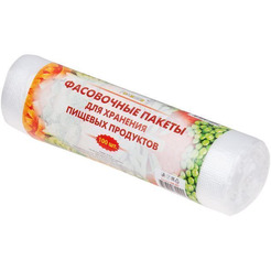 Пакеты фасовочные для хранения и заморозки пищевых продуктов РОМАШКА АМ-201 (100 шт)