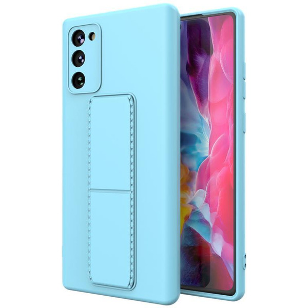 Бампер Bingo Stand для SAMSUNG A03S Голубой