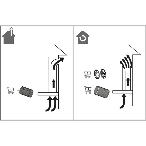 Кухонная вытяжка Korting KHA 35808 DW Cylinder