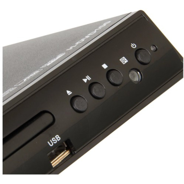 Плеер DVD Hyundai H-DVD100 черный ПДУ