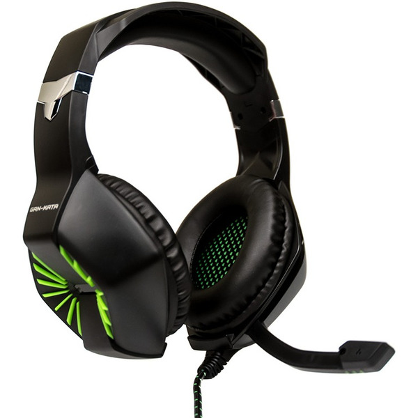 Игровая гарнитура DIALOG Gan-Kata HGK-28L черно-зеленая