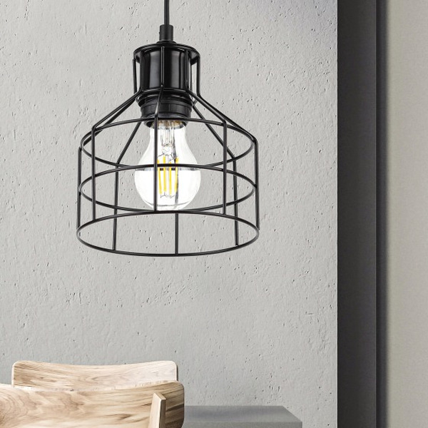 Светильник подвесной ЭРА PL9 BK Б0037456