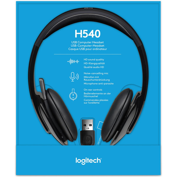 Гарнитура LOGITECH Computer Headset H540 (L981-000480)