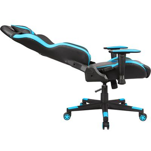 Кресло Седия Mustang (черный/голубой)