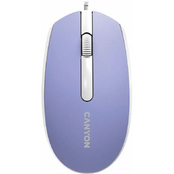 Мышь Canyon M-10 (CNE-CMS10ML) сиреневый/белый