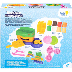 Набор для детской лепки GENIO KIDS-ART Тесто-пластилин Веселая пиццерия TA2103