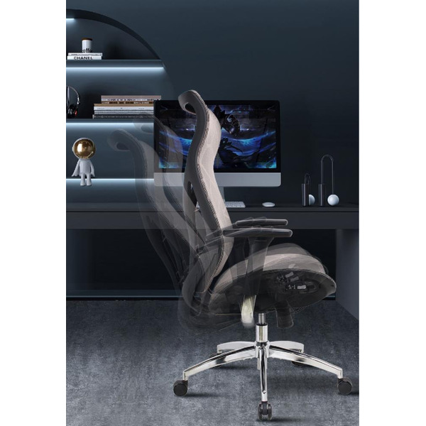 Кресло компьютерное EVOLUTION FISHBONES PRO Grey