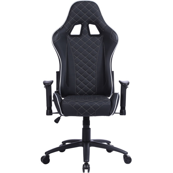 Кресло CACTUS CS-CHR-030BLS (черный/серебристый)