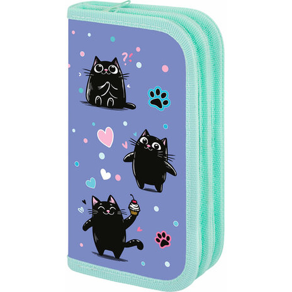 Пенал ПИФАГОР Funny cats 273481