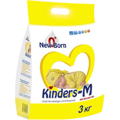 Стиральный порошок Kinders-M New Born детский, 3 кг