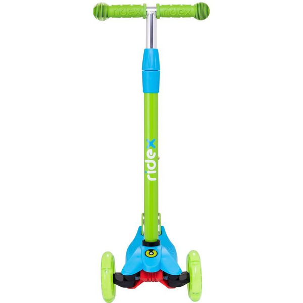Самокат Ridex Snappy 3D (голубой/зеленый)