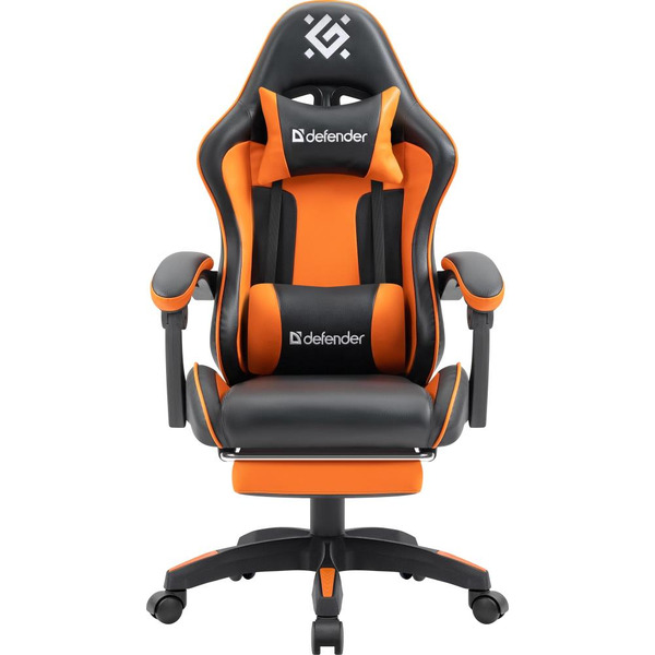 Игровое кресло DEFENDER Sorang (черный/оранжевый) 64462