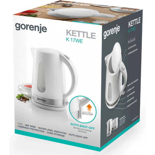Электрический чайник Gorenje K17WE