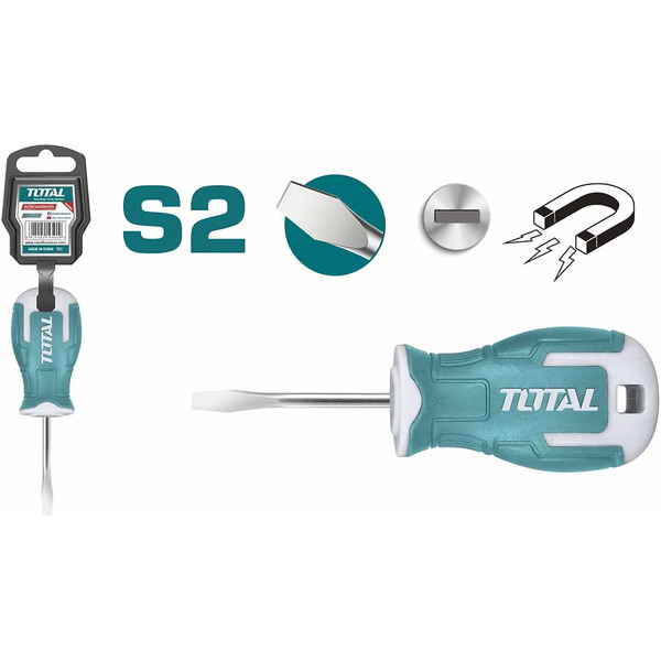 Отвертка шлицевая SL6,5 Total THT266038