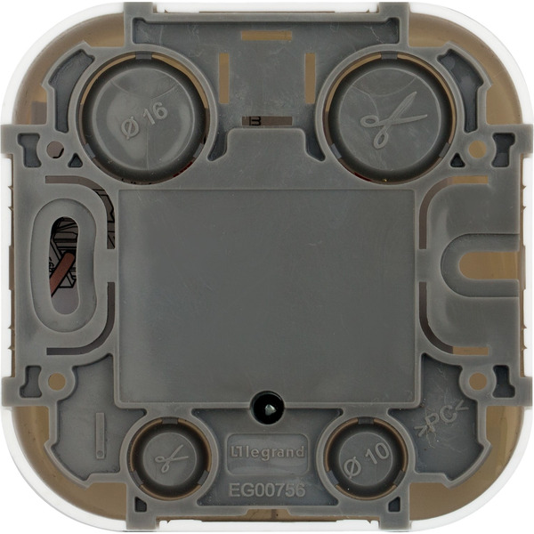 Вывод кабеля Legrand Quteo 782216 (белый)