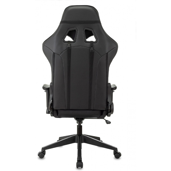 Кресло игровое Бюрократ Zombie VIKING 4 AERO Edition ткань/экокожа, черный