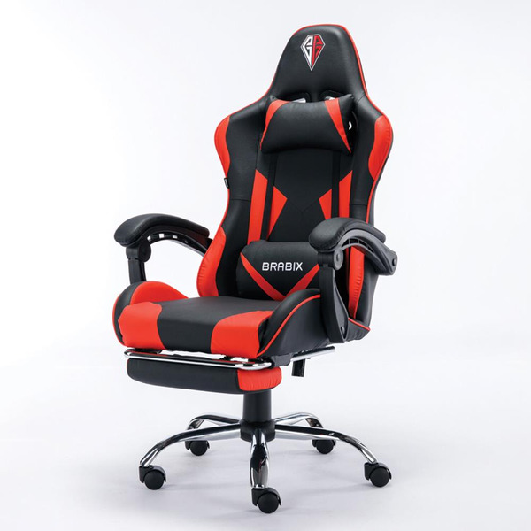 Кресло BRABIX Dexter GM-135 (черный/красный) 532799