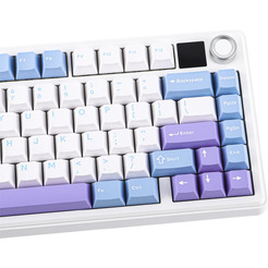 Клавиатура AULA F75 MAX Light Blue-White-Purple Reaper Switches