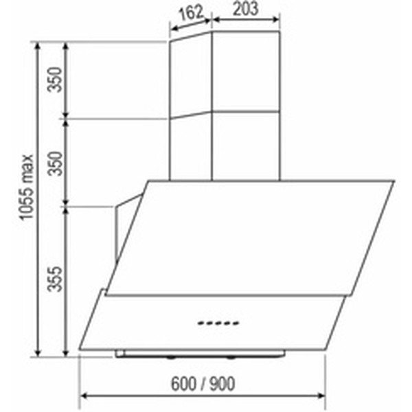 Вытяжка DACH NUBIA Push 60 Black