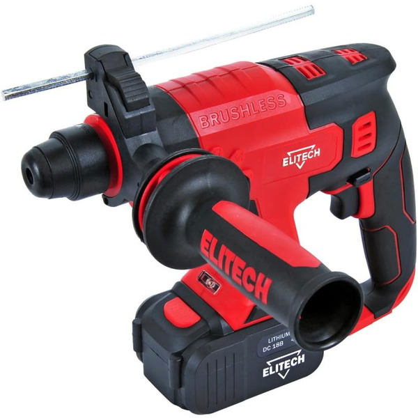 Перфоратор ELITECH ПА 18БЛМ (191620) с 1-м АКБ, кейс