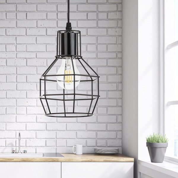 Светильник подвесной ЭРА PL11 BK Б0037458