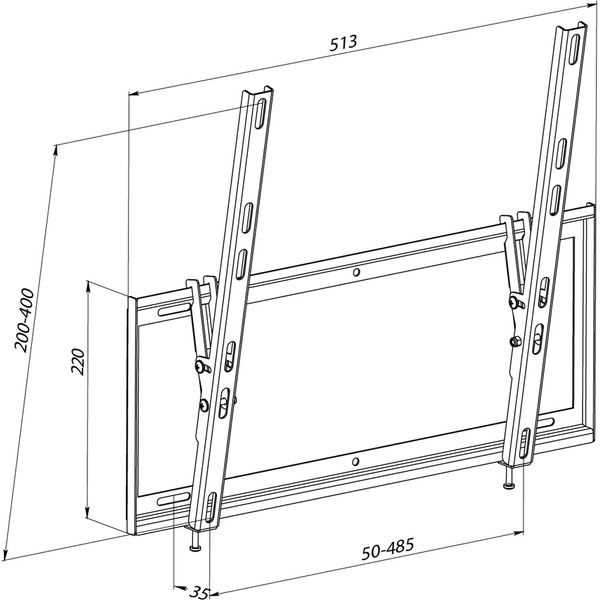 Кронштейн KSL WM448N