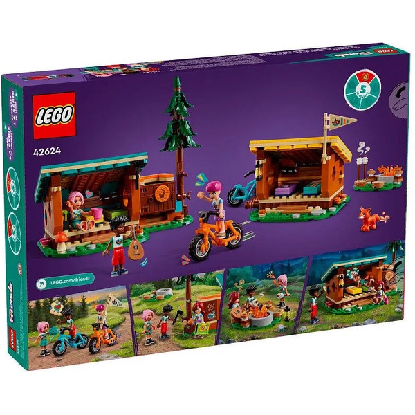 Конструктор LEGO Friends 42624 Лагерь приключений: Уютные домики