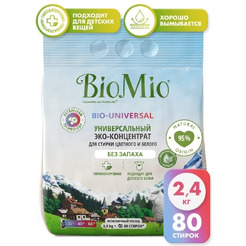 Cтиральный порошок BioMio Colors&Whites 2.4 кг универсальный