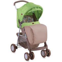 Коляска прогулочная «книга» Lorelli Terra 2017 Beige&Green Lambs (10020961732A)