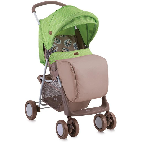 Коляска прогулочная «книга» Lorelli Terra 2017 Beige&Green Lambs (10020961732A)