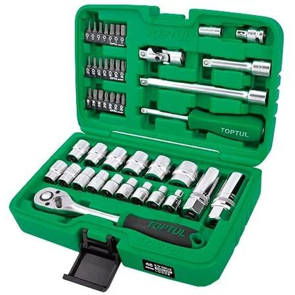 Набор головок и бит Toptul GCAI4501 45 предметов