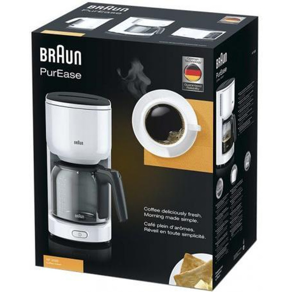 Кофеварка BRAUN KF3120 (белый)
