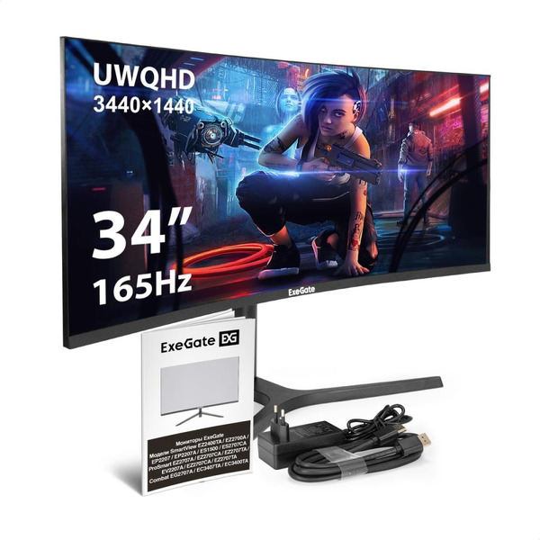 Монитор ExeGate Combat EC3400TA EX297580RUS