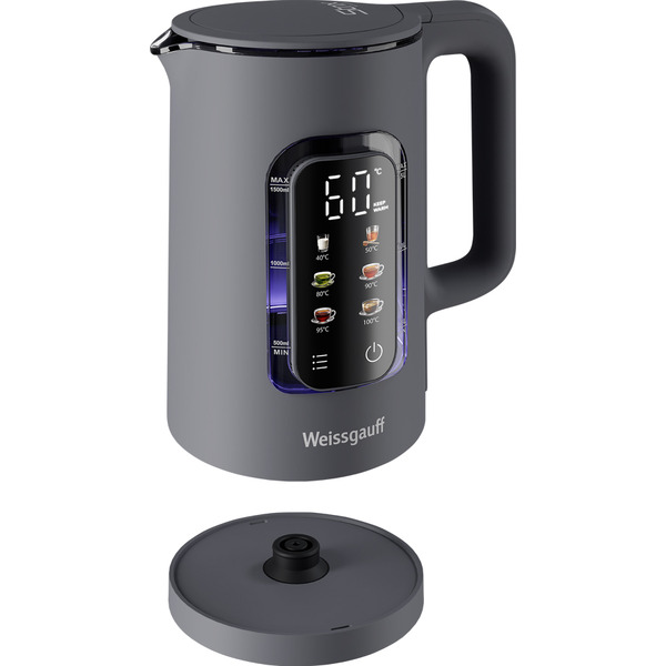 Электрический чайник Weissgauff WK 1500 Dt Touch BodyCool