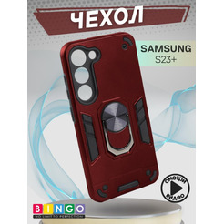 Бампер Bingo Warrior для SAMSUNG S23+ Красный