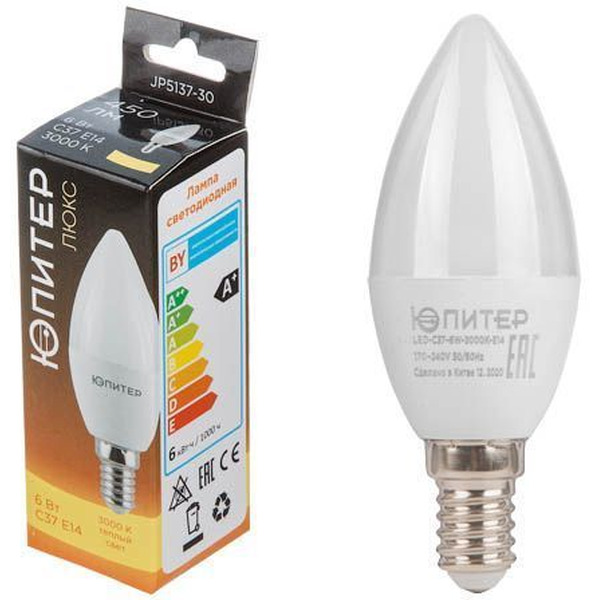 Лампа светодиодная ЮПИТЕР JP5137-30