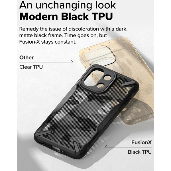 Чехол Ringke FUSION X для Oneplus 13s / 13T CAMO BLACK
