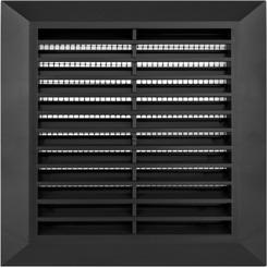 Решетка с сеткой от насекомых Awenta Classic T40GR 17x17 (графитовый)