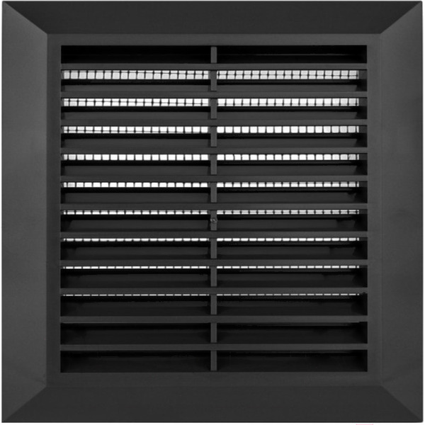 Решетка с сеткой от насекомых Awenta Classic T40GR 17x17 (графитовый)