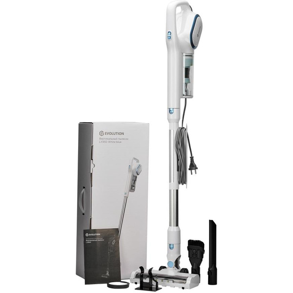 Вертикальный пылесос EVOLUTION LX950 (белый/голубой)