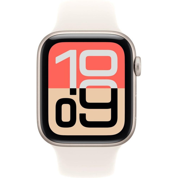 Смарт-часы Apple Watch SE 3 GPS 44mm Starlight Aluminium Case Starlight Sport Band MEHJ4HN/A (размер ремешка M/L)