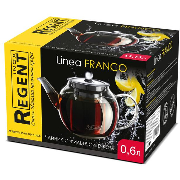 Заварочный чайник Regent Inox FRANCO 93-FR-TEA-11-600