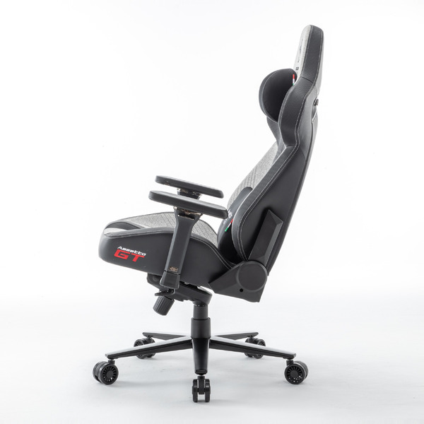 Кресло компьютерное EVOLUTION ASSETTO GT Monza Black-Grey